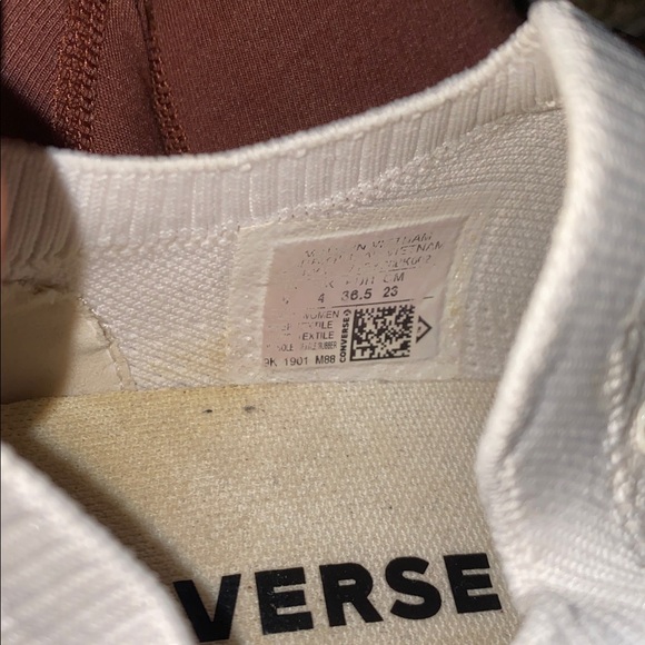 Converse Chuck Taylor All Star Shoreline Knit White Slip-On Sneakers - Picture 8 of 8